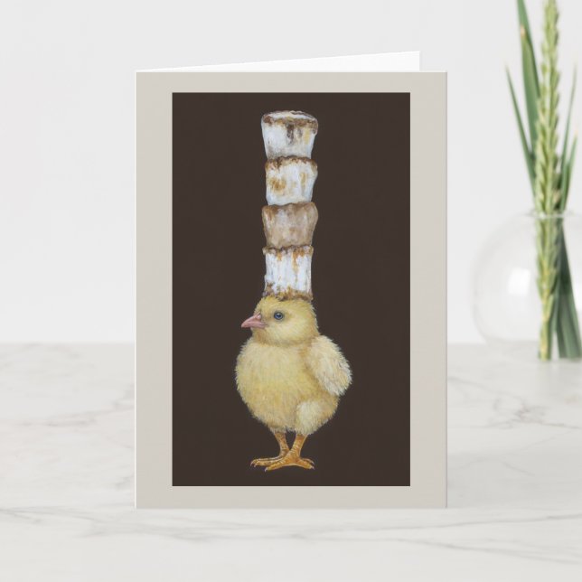 Marshmallow Peep #7-Karte Karte (Vorderseite)