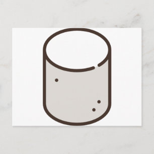 Marshmallow Postkarte