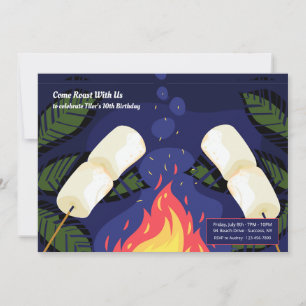 Marshmallow Roast Einladung