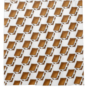 Marshmallow S'mores Mehr Feinschmecker Duschvorhan Duschvorhang