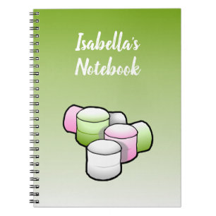 Marshmallow Spiral Foto Notebook Notizblock