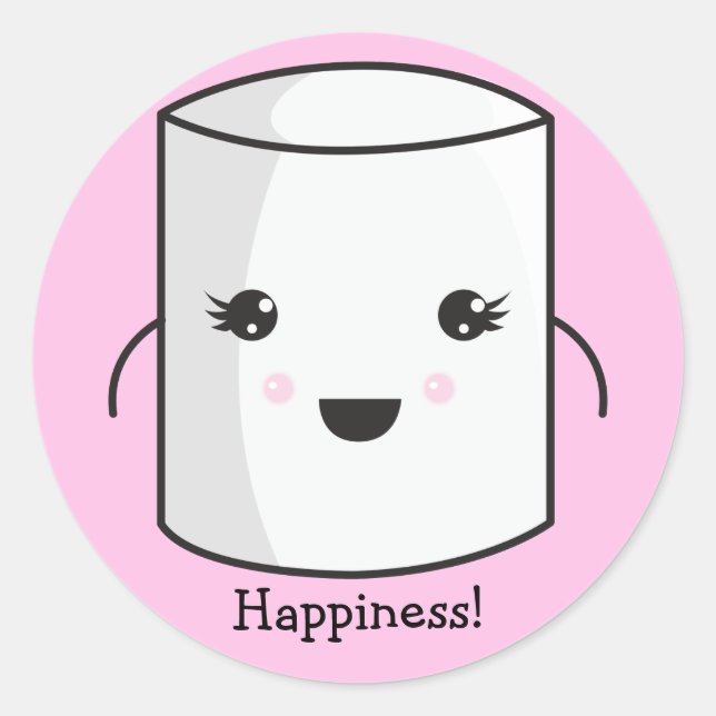 Marshmallow Stickers (Vorderseite)