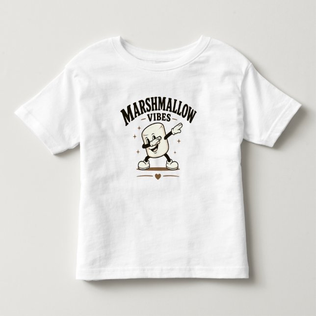 Marshmallow Stimmung Kleinkind T-shirt (Vorderseite)