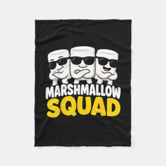 Marshmallow-Team-Lagerfeuer-S'mores  Fleecedecke