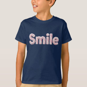 Marshmallow Twist Smile Typografie Kinder T-Shirt