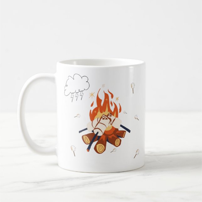 Marshmallow Weihnachten & Neujahr Tasse (Links)