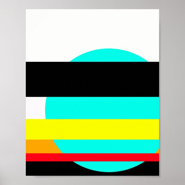Marsianischer Sonnenuntergang Poster (Vorne)