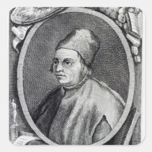 Marsilio Ficino Quadratischer Aufkleber