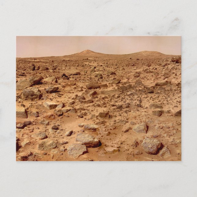 Marslandschaft Postkarte (Vorderseite)