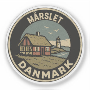 Mårslet, Dänemark Danmark  Aufkleber