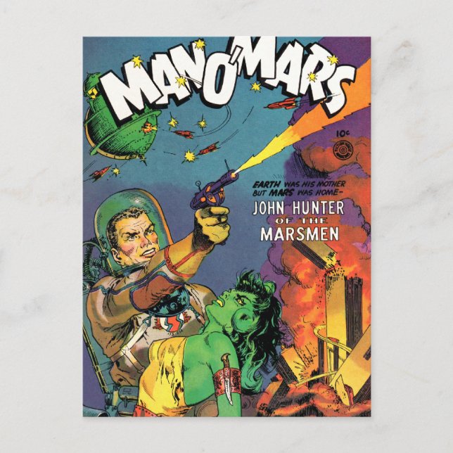 Marsmen Postkarte (Vorderseite)