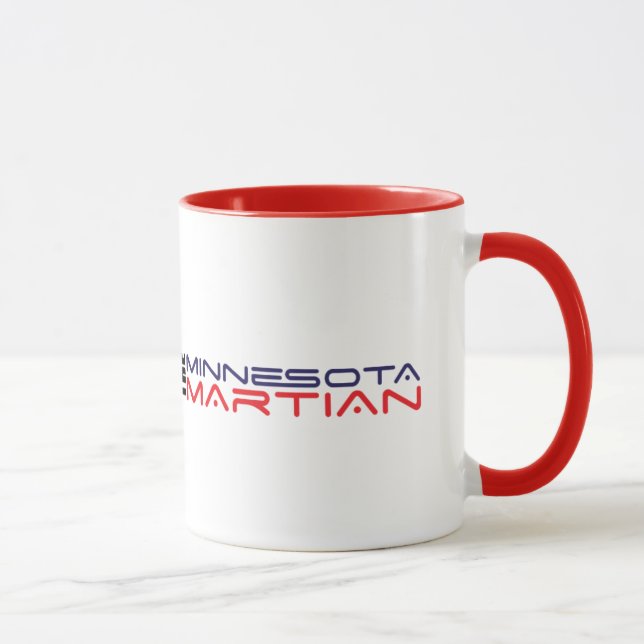 MarsTasse 15 Unze Minnesota, beringt im Rot Tasse (Rechts)