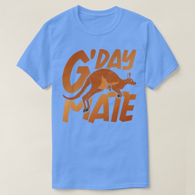 Marsupial Australian Animal Kangaroo T-Shirt (Design vorne)