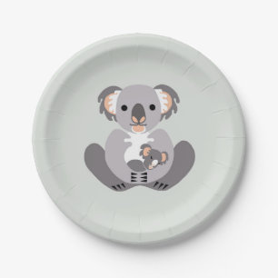Marsupial - KOALA - Aussie wild lebende Tiere - Gr Pappteller