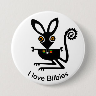 Marsupial - Liebe BILBIES - Australische wild lebe Button