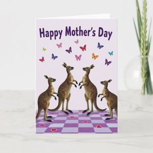 Marsupial Müttertag Szene Karte