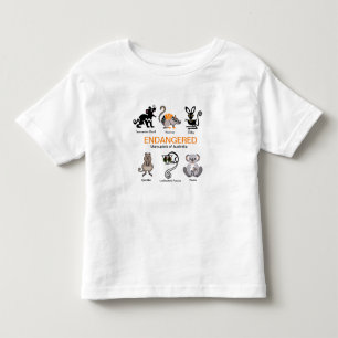 MARSUPIALS - Wildtiere - gefährdete Tiere - Kleinkind T-shirt