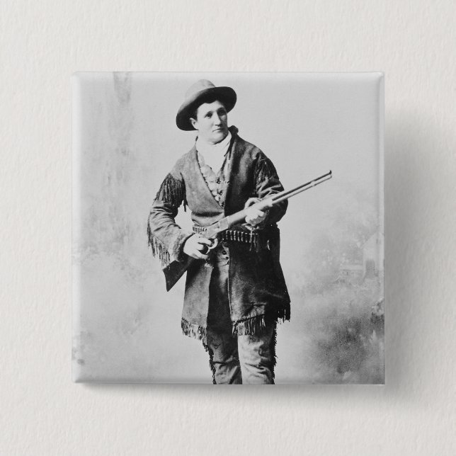 Martha Canary c.1895 Button (Vorderseite)