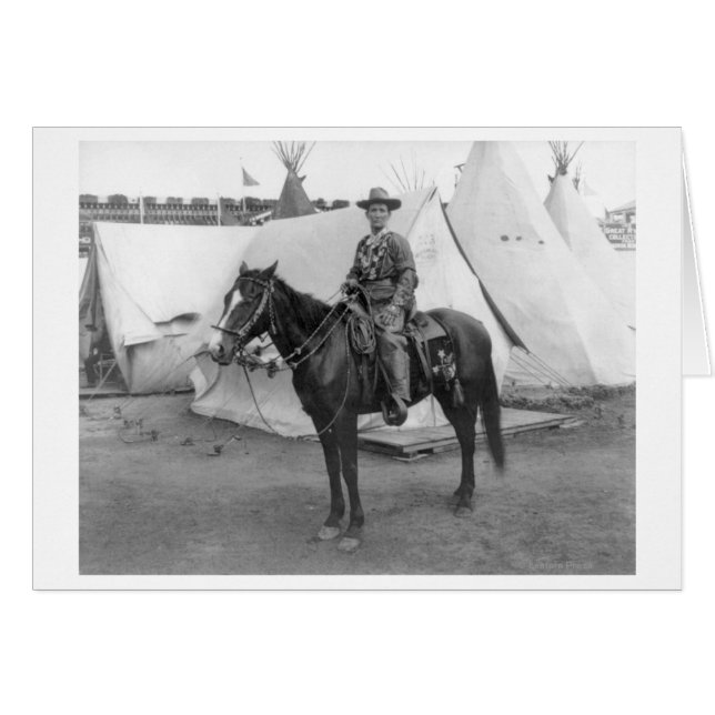 Martha Canary "Calamity Jane" auf Horseback (Vorderseite (Horizontal))