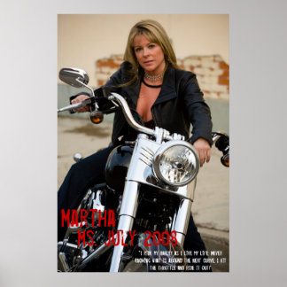 Martha, Frau Juli 2008 Poster