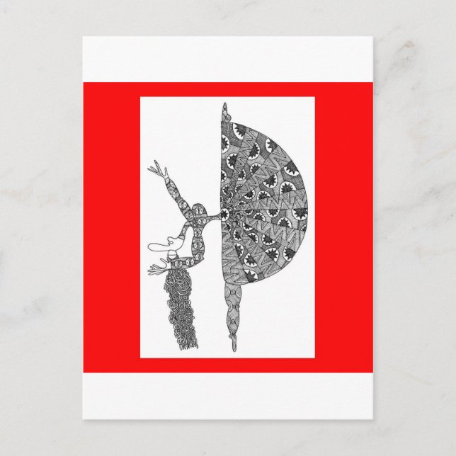 Martha Graham Dancing Postkarte (Vorderseite)