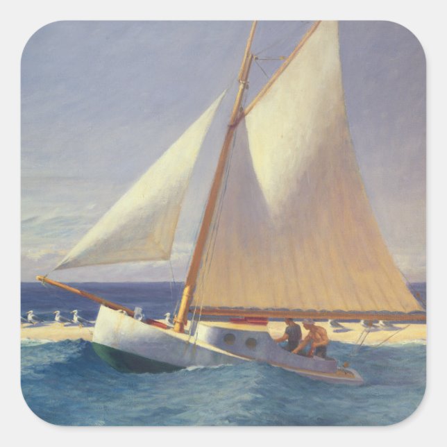 Martha McKeen von der Wellfleet Quadratischer Aufkleber (Vorderseite)