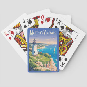 Martha’s Vineyard Massachusetts Leuchtturm Reise Spielkarten