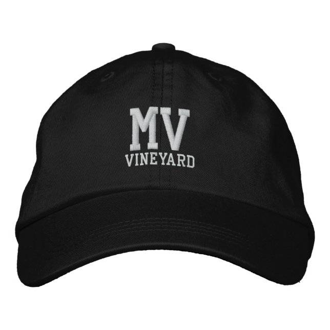 Martha Vineyard Cap (einstellbar) Bestickte Baseballkappe (Vorderseite)