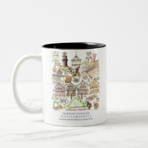 Martha-Weinbergmontage-Tasse Zweifarbige Tasse