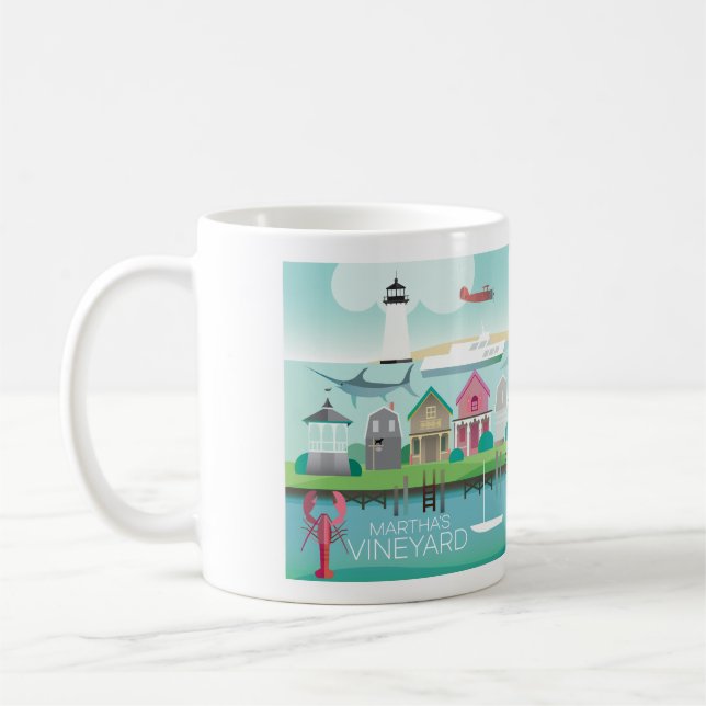 Martha's Vineyard 11oz oder 15oz Tasse (Links)