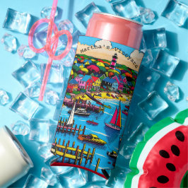 Martha's Vineyard | Abstrakte Kunst Selters Dosenkühler