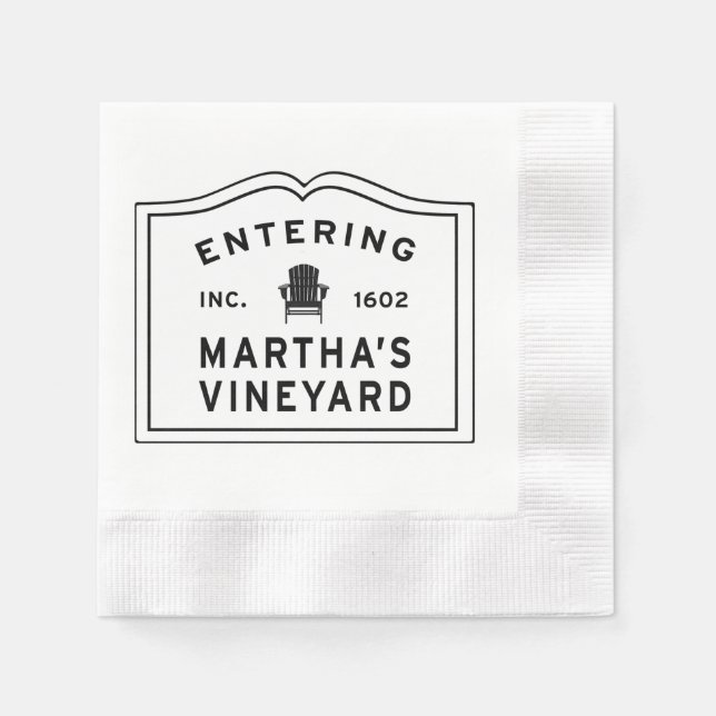 Martha's Vineyard Adirondack Serviette (Vorderseite)