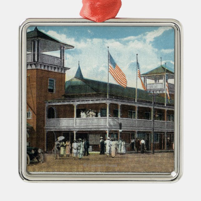 Martha's Vineyard, Ansicht Tivolis Silbernes Ornament (Vorne)