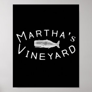 Martha's Vineyard Boating Coordinates Poster