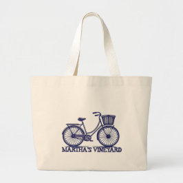 Martha's Vineyard Fahrrad-Urlaub Gast Danke  Jumbo Stoffbeutel