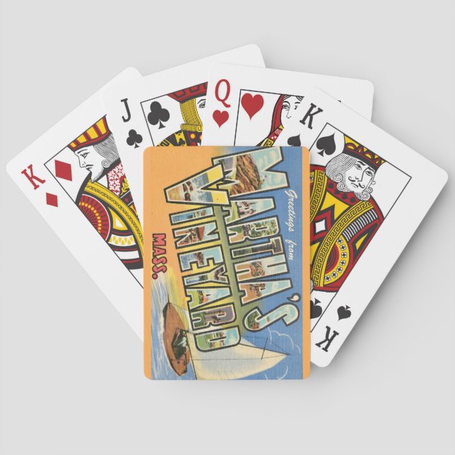 Martha's Vineyard Grußkarten Spielkarten (Rückseite)