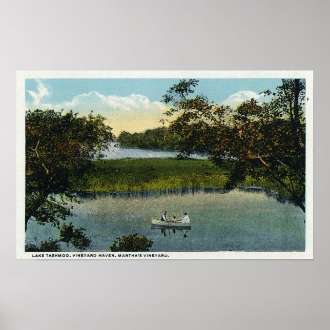 Martha's Vineyard, Lake Tashmoo Szene Poster (Vorne)