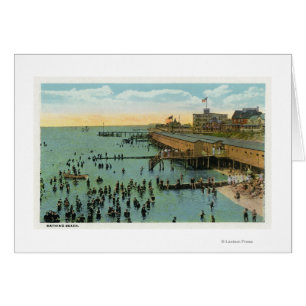 Martha's Vineyard, Luftaufnahme des Strandes