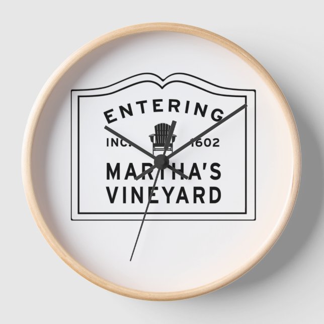 Martha's Vineyard Ma Uhr (Vorderseite)