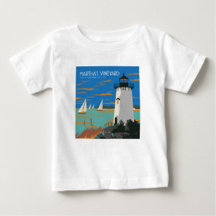 Martha's Vineyard, Massachusetts   Leuchtturm Baby T-shirt