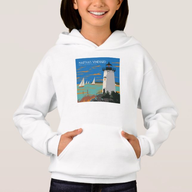 Martha's Vineyard, Massachusetts | Leuchtturm Hoodie (Vorderseite)