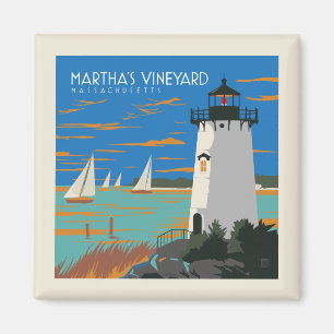 Martha's Vineyard, Massachusetts   Leuchtturm Magnet