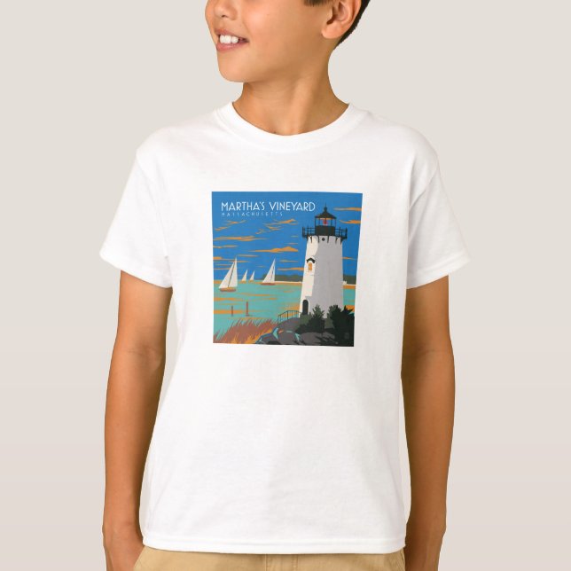 Martha's Vineyard, Massachusetts | Leuchtturm T-Shirt (Vorderseite)