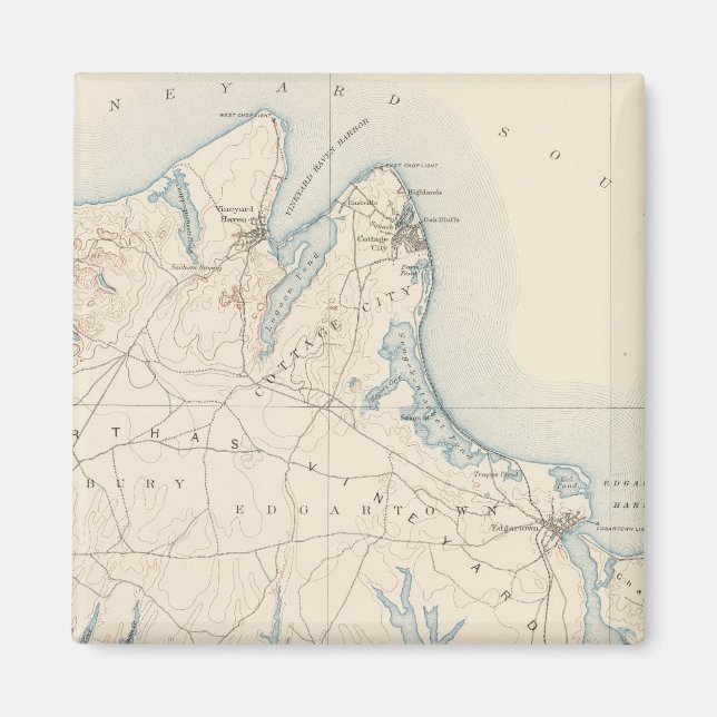 Martha's Vineyard, Massachusetts Magnet (Vorne)