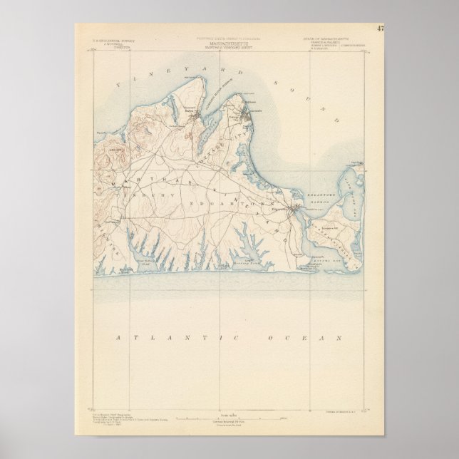 Martha's Vineyard, Massachusetts Poster (Vorne)