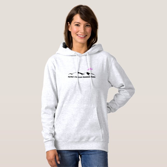 Martha's Vineyard Mountain Mama Ladys T-Shirt Hoodie (Vorne ganz)