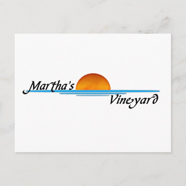 Marthas Vineyard Postkarte (Vorderseite)