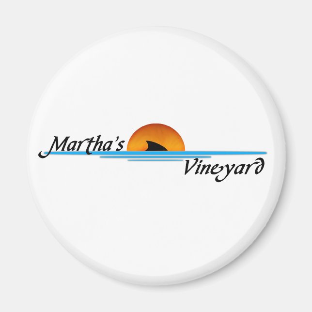 Marthas Vineyard Shark Magnet (Vorne)