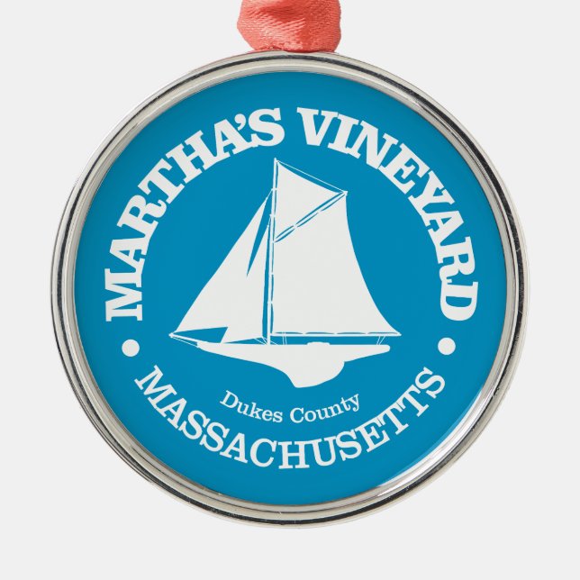 Martha's Vineyard (sloop) Ornament Aus Metall (Vorne)