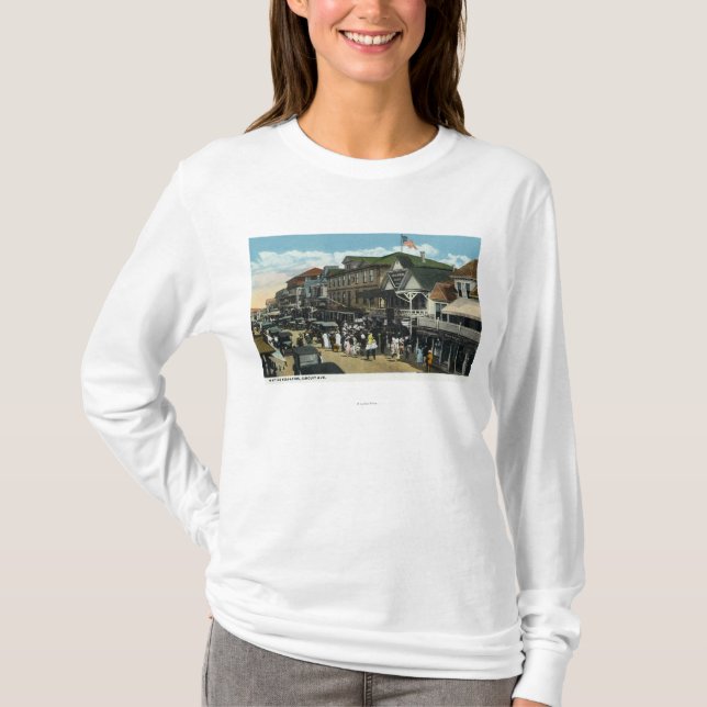 Martha's Vineyard, Stromkreis-Alleen-Szene T-Shirt (Vorderseite)